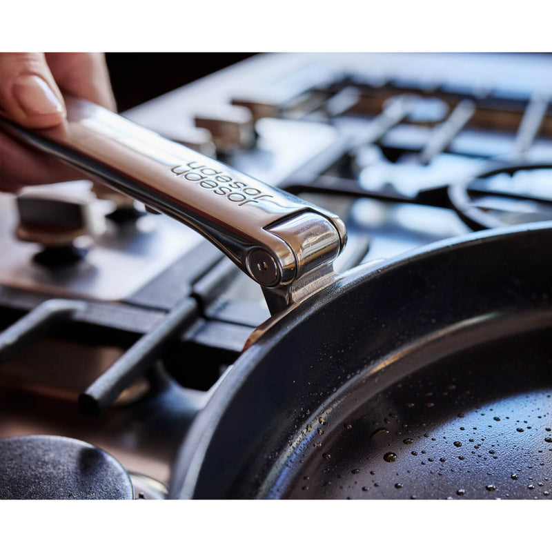Joseph Joseph Space Non-Stick 24cm Folding Handle Frying Pan - Stainless Steel