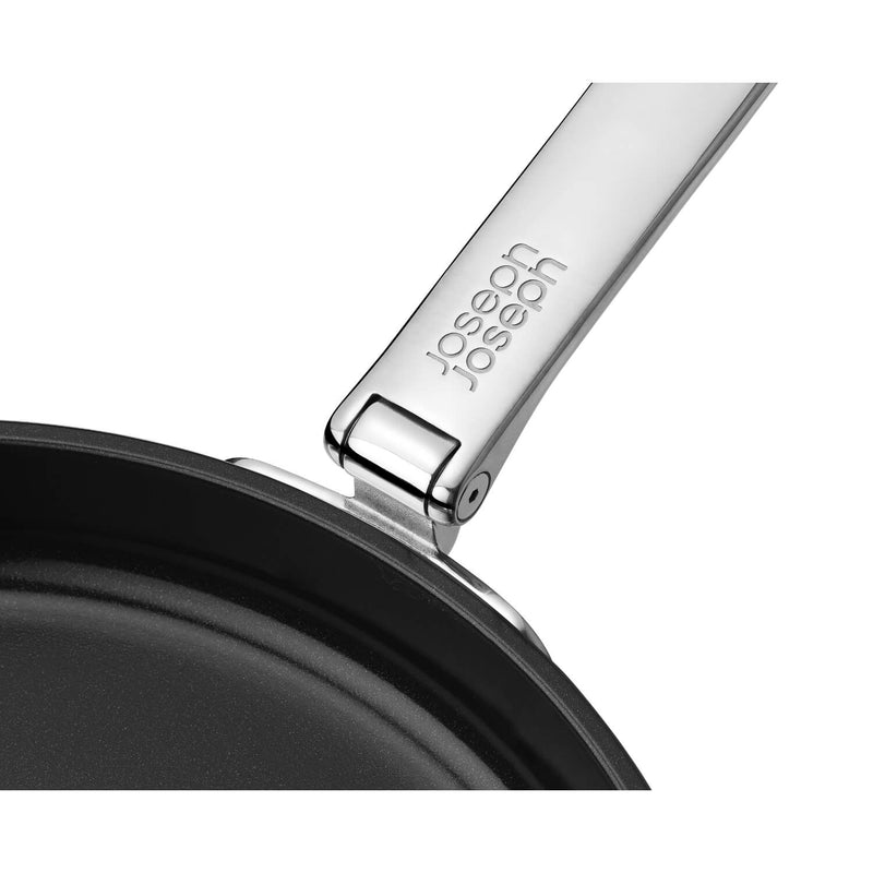 Joseph Joseph Space Non-Stick 24cm Folding Handle Frying Pan - Stainless Steel