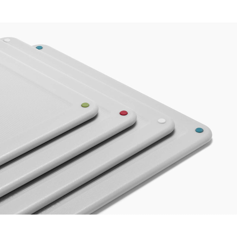 Joseph Joseph 4-Piece Stainless Steel Folio™ Chopping Board Set - Stone