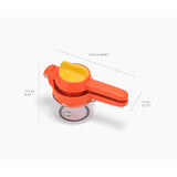 Joseph Joseph JuiceMax™ Dual-Action Citrus Press with Measuring Cup - Orange
