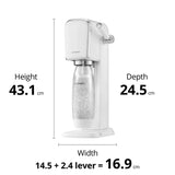 SodaStream Art Sparkling Water Maker Starter Kit - White