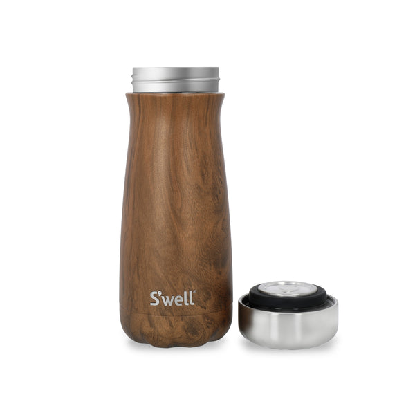 S'well 470ml Traveler Reusable Water Bottle - Teakwood