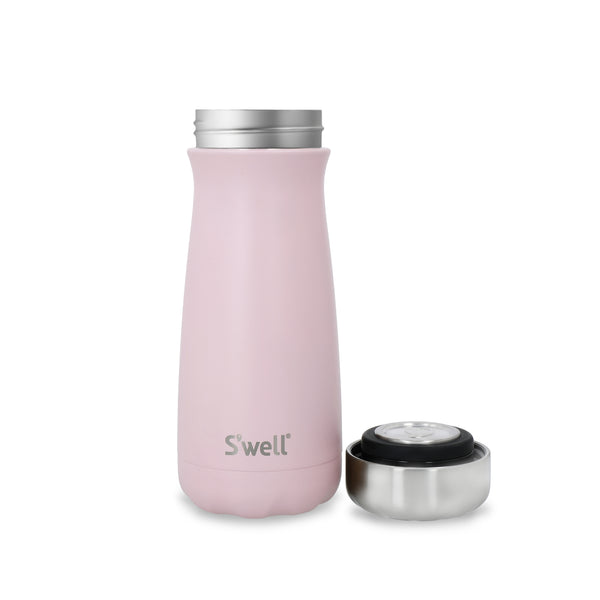 S'well 470ml Traveler Reusable Water Bottle - Pink Topaz