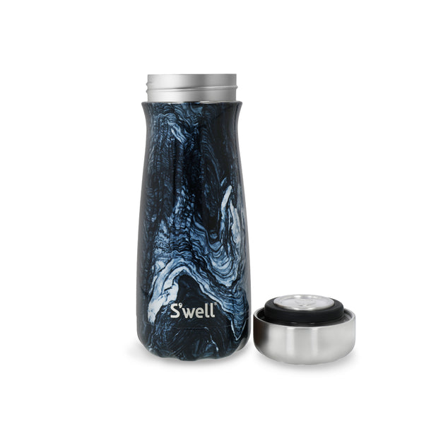 S'well 470ml Traveler Reusable Water Bottle - Azurite Marble