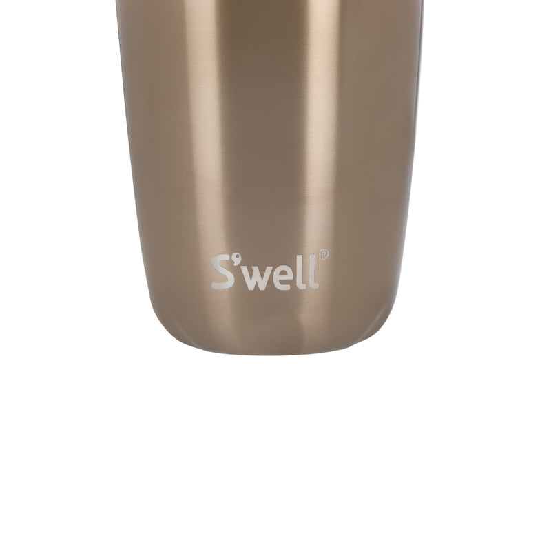 S'well 530ml Travel Tumbler with Lid - Pyrite