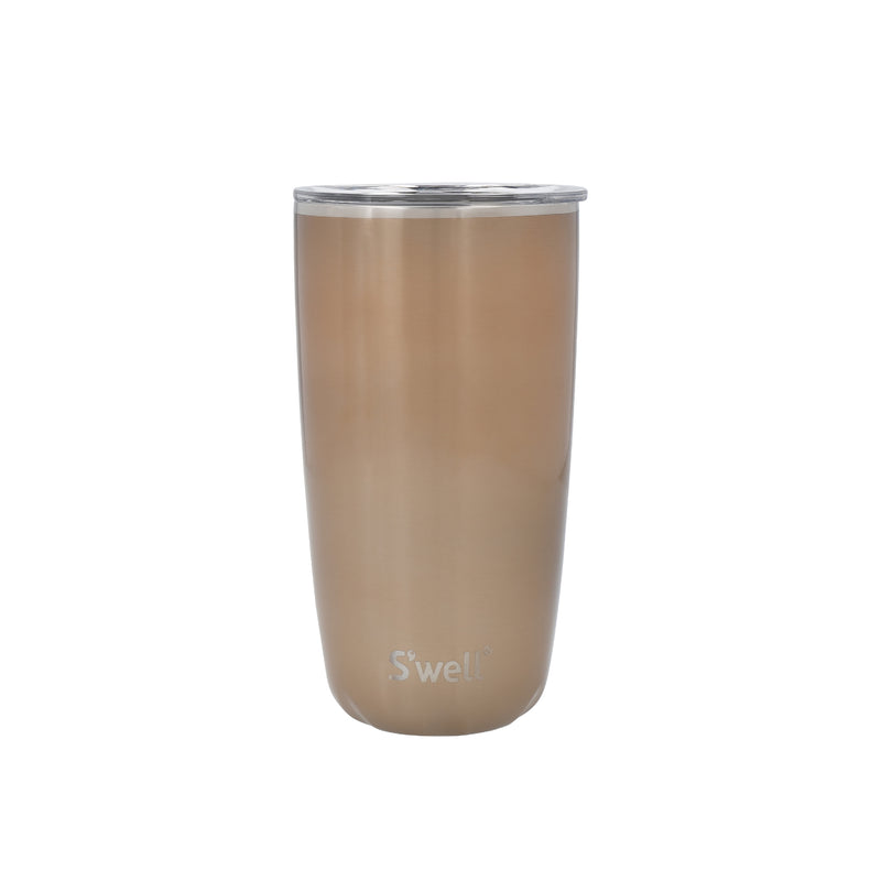 S'well 530ml Travel Tumbler with Lid - Pyrite