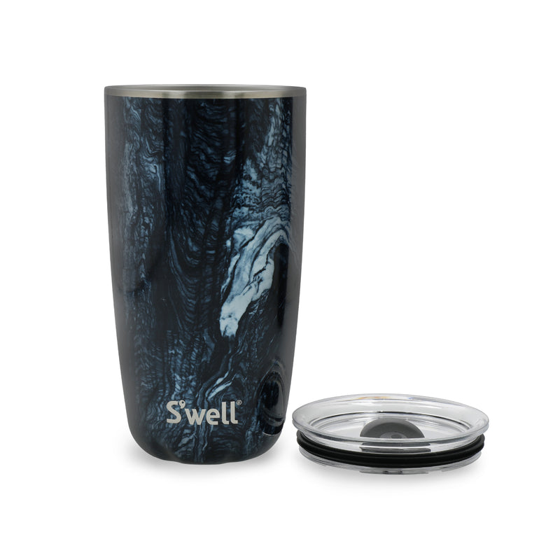 S'well 530ml Travel Tumbler with Lid - Azurite Marble