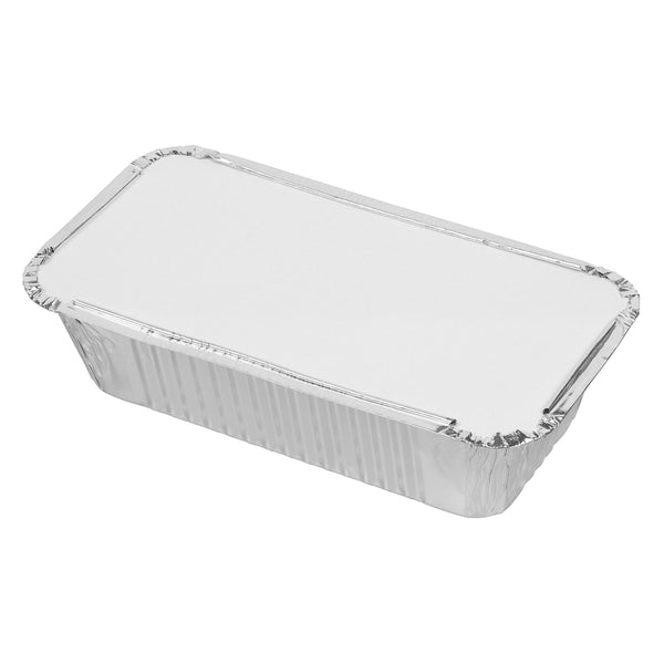 Tala 20cm x 11cm Foil Baking Containers with Lid -Pack of 10