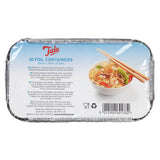 Tala 20cm x 11cm Foil Baking Containers with Lid -Pack of 10