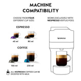 Magimix 11729 Nespresso Vertuo Pop Coffee Machine -  Liquorice Black