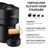 Magimix 11729 Nespresso Vertuo Pop Coffee Machine -  Liquorice Black