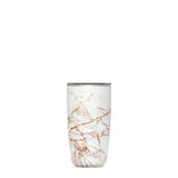 S'well 530ml Travel Tumbler with Lid - Calacatta Gold