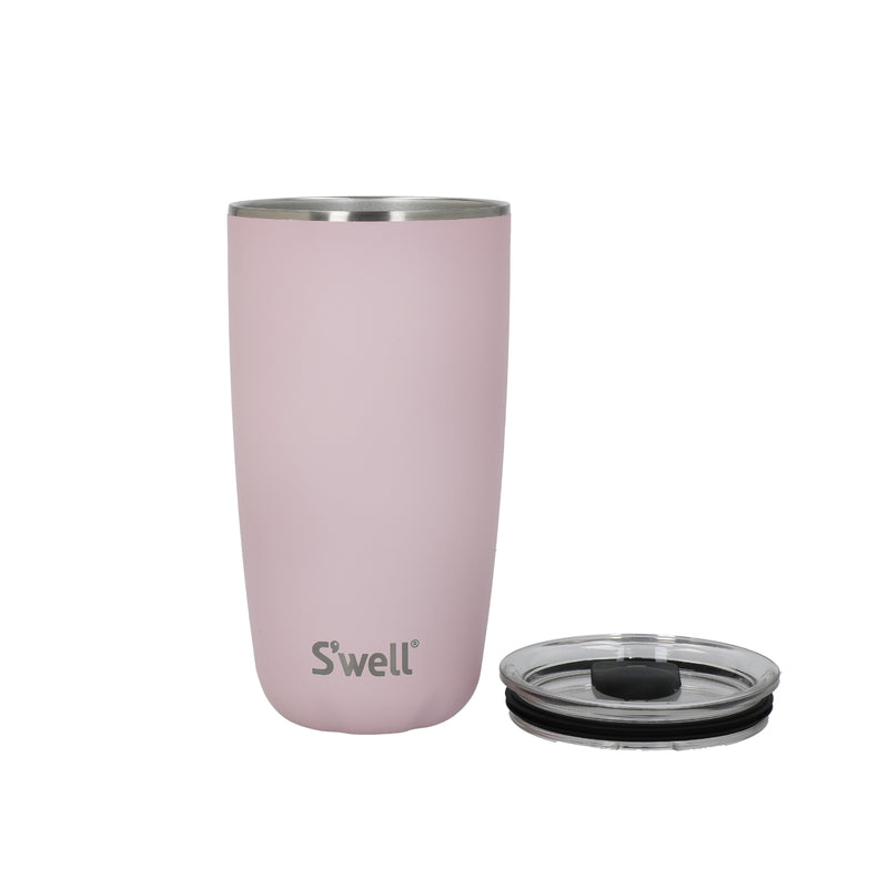 S'well 530ml Travel Tumbler with Lid - Pink Topaz