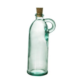 T&G Green House Recycled Glass 550ml Bottle with Handle & Cork