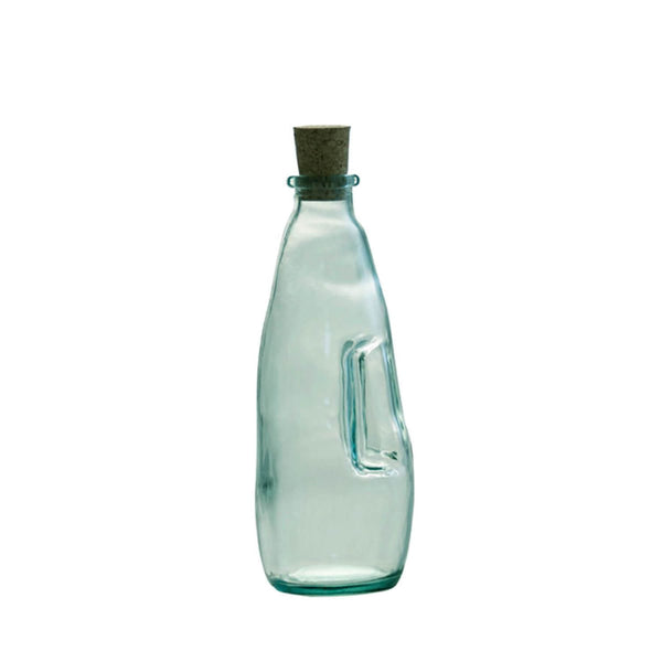 T&G Green House Recycled 300ml Oil/Vinegar Bottle with Cork Stopper