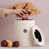 Typhoon Living Large 5-Litre Compost Caddy - Cream