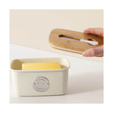 Typhoon Living Butter Storage & Spatula Set - Cream