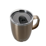 S'well 350ml Travel Mug with Handle - Pyrite