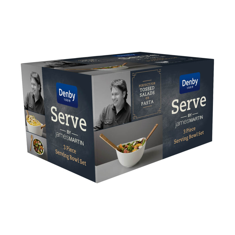 Denby James Martin 3-Piece Serving Bowl Set
