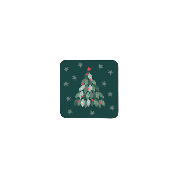 Denby Christmas Evergreen Coasters - Set of 6