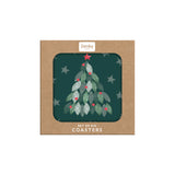 Denby Christmas Evergreen Coasters - Set of 6