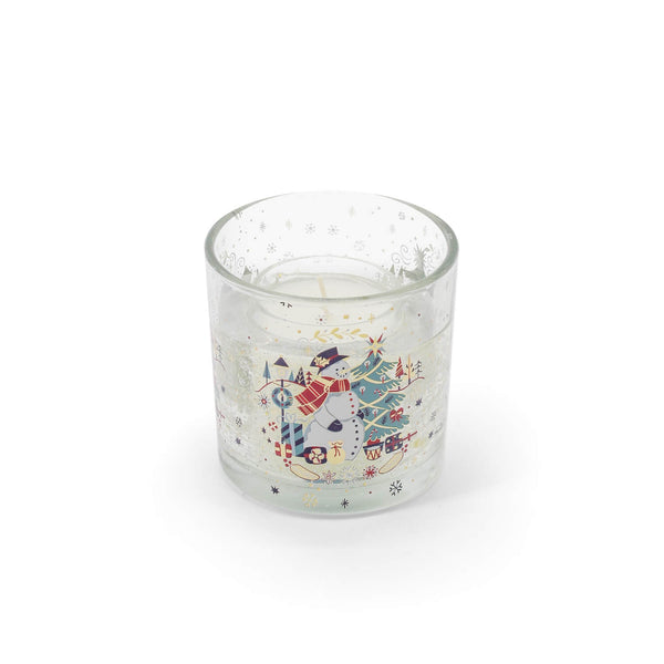 Tipperary LED Candle Jar - Christmas Snowman