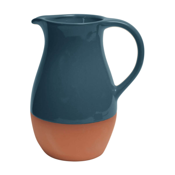 Dexam Sintra Glazed 3L Terracotta Jug - Ink Blue