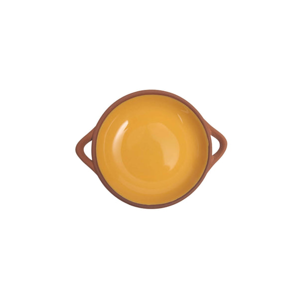 Dexam Sintra Small Glazed Terracotta Tapas Dish - Ochre