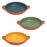 Dexam Sintra Large Glazed Terracotta Tapas Dish - Ochre
