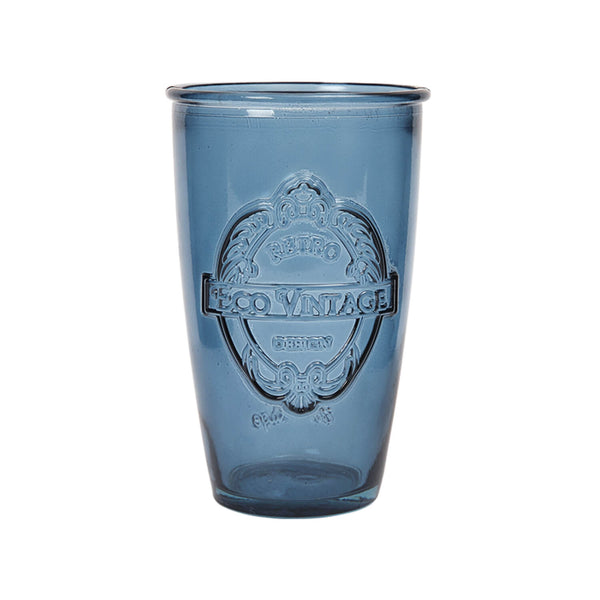 Dexam Sintra 100% Recycled Glass 350ml Tumbler - Ink Blue