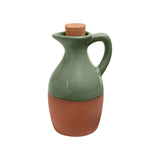 Dexam Sintra Glazed Terracotta Oil Drizzler - Olive Green