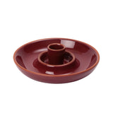 Dexam Sintra Glazed Terracotta Olive Dish - Berry