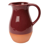 Dexam Sintra 3 Litre Glazed Terracotta Jug - Berry
