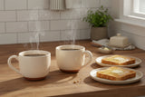 Dexam Sintra Glazed 350ml Terracotta Mug - Stone