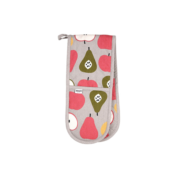 Dexam Orchard Fruit Cotton Double Oven Gloves