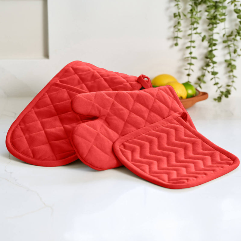 Dexam Love Colour Cotton Pot Grab - Scarlet