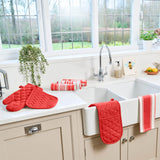 Dexam Love Colour Cotton Pot Grab - Scarlet