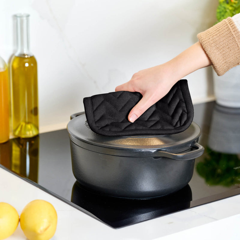 Dexam Love Colour Cotton Pot Grab - True Black