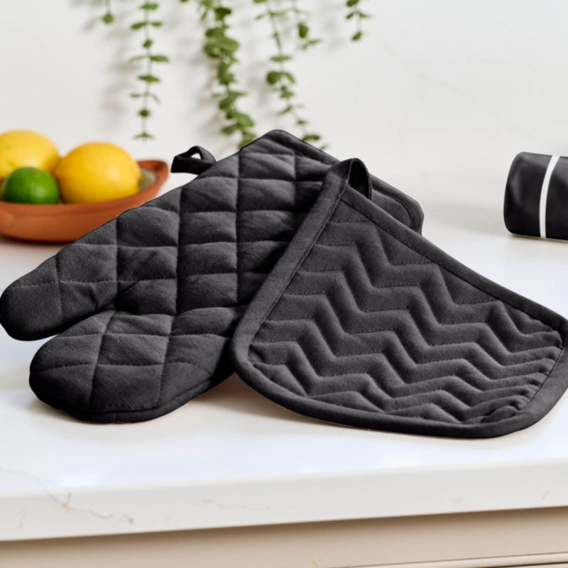 Dexam Love Colour Cotton Pot Grab - True Black