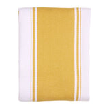 Dexam Love Colour Striped Cotton Tea Towel - Ochre