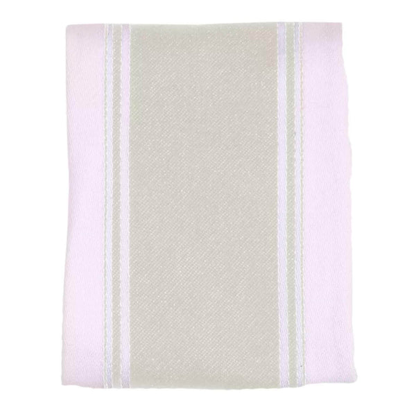 Dexam Love Colour Cotton Striped Tea Towel - Stone