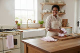 Dexam Love Colour Set of 3 Extra Large Tea Towels - Blush
