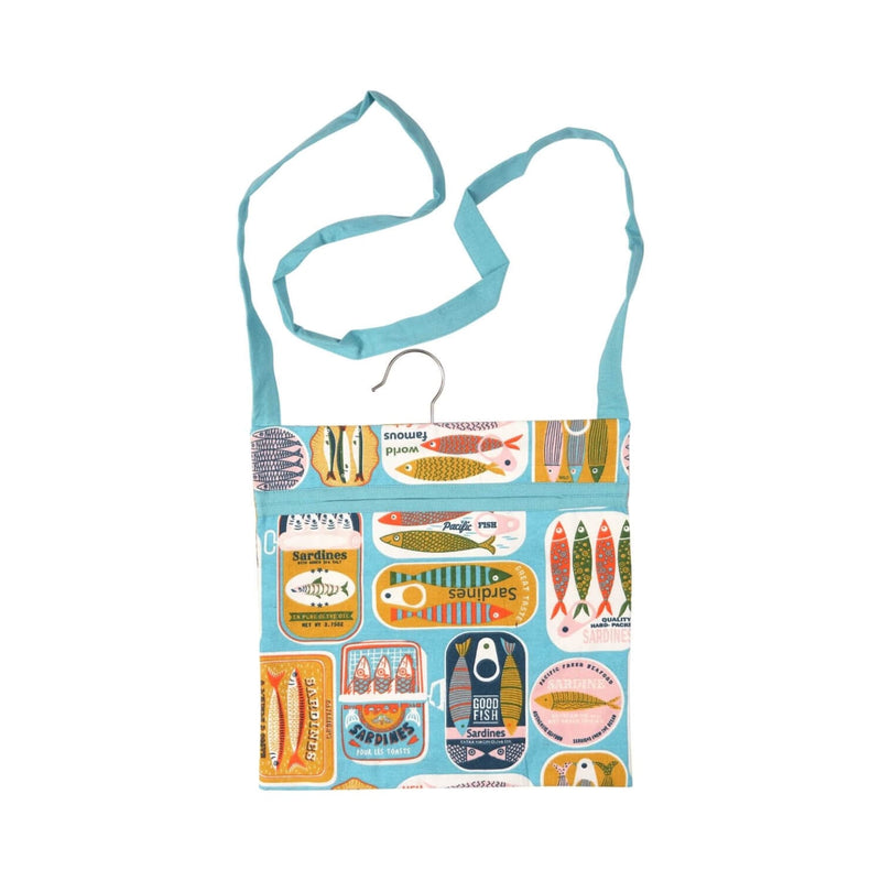 Dexam Sardines Cotton Peg Bag - Blue
