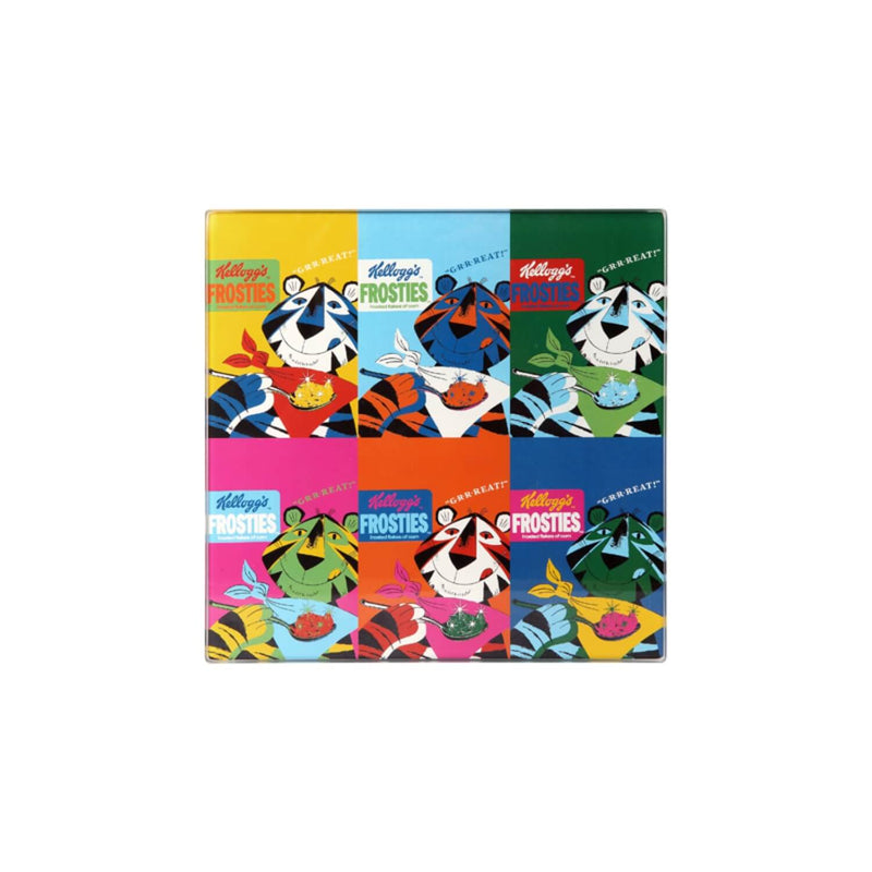 Vintage Kelloggs Pop Art Frosties Glass Hot Pot Stand