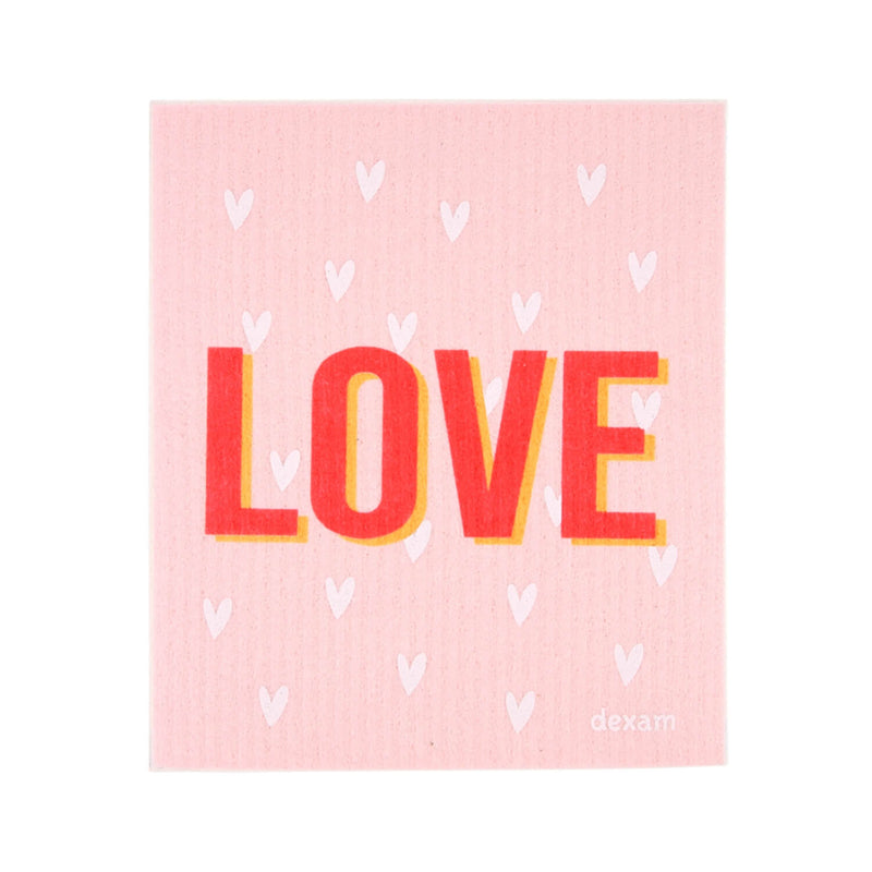 Dexam Swedish Compostable Dishcloth - Love