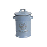 Pride of Place Vintage Ceramic Coffee Jar - Blue