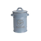 Pride of Place Vintage Ceramic Sugar Jar - Blue