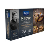 Denby James Martin 3-Tier Round Wooden 4-Piece Cheese Board Set