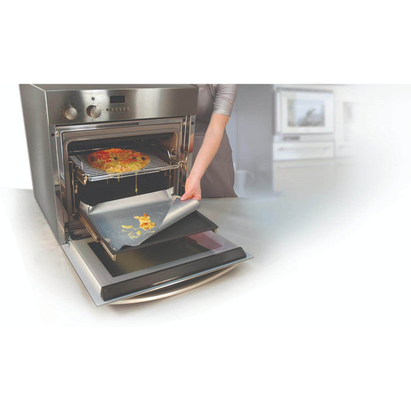NoStik Reusable Heavy Duty 40cm x 50cm Oven Protector - Silver