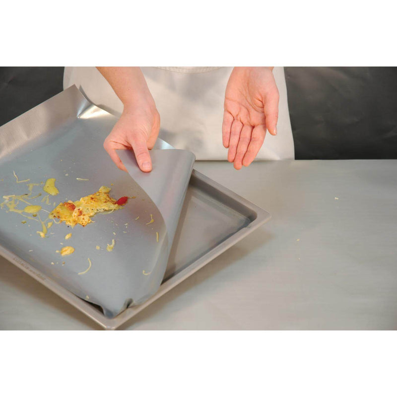 NoStik Reusable Heavy Duty 40cm x 50cm Oven Protector - Silver